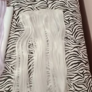Synthetic hair extensions